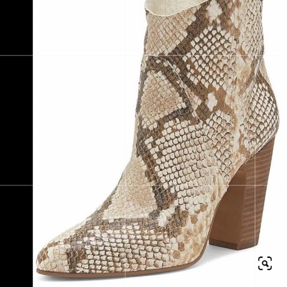 🐍 PYTHON VINCE CAMUTO BOOTIES - Picture 10 of 11